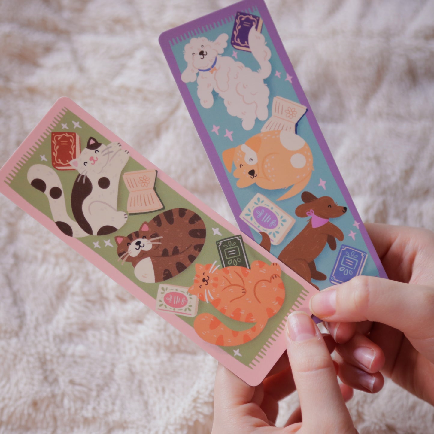 Cat-themed Bookmarks