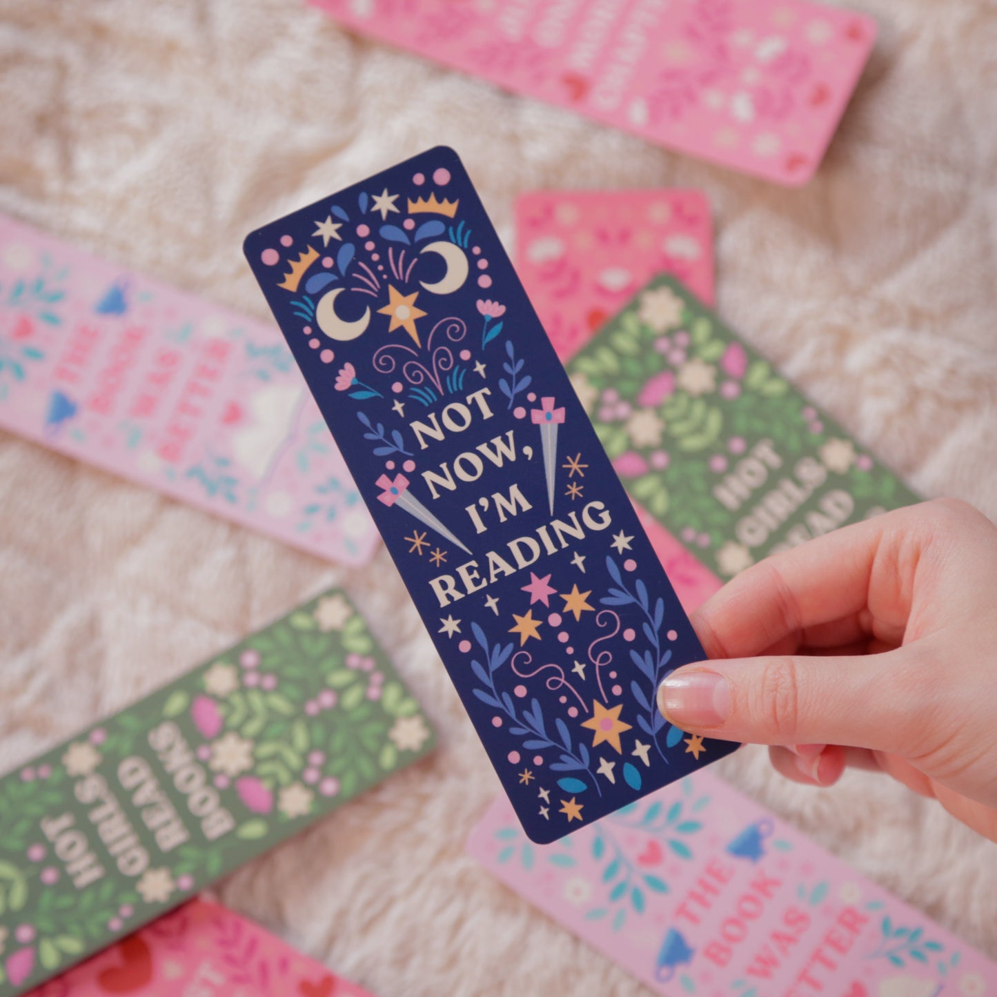 "Not Now, I'm Reading" Bookmarks