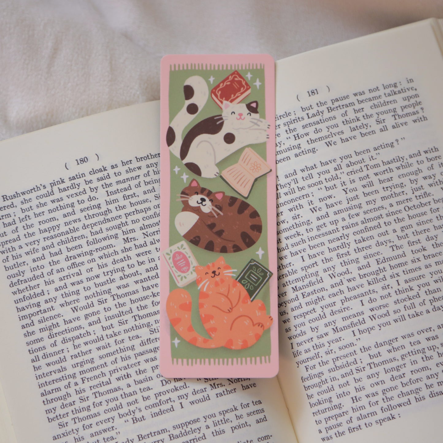 Cat-themed Bookmarks