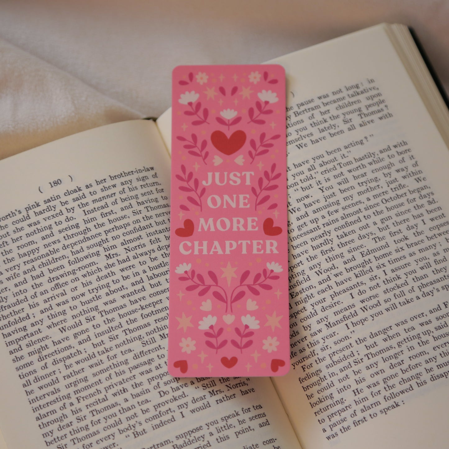 "Just One More Chapter" Bookmarks