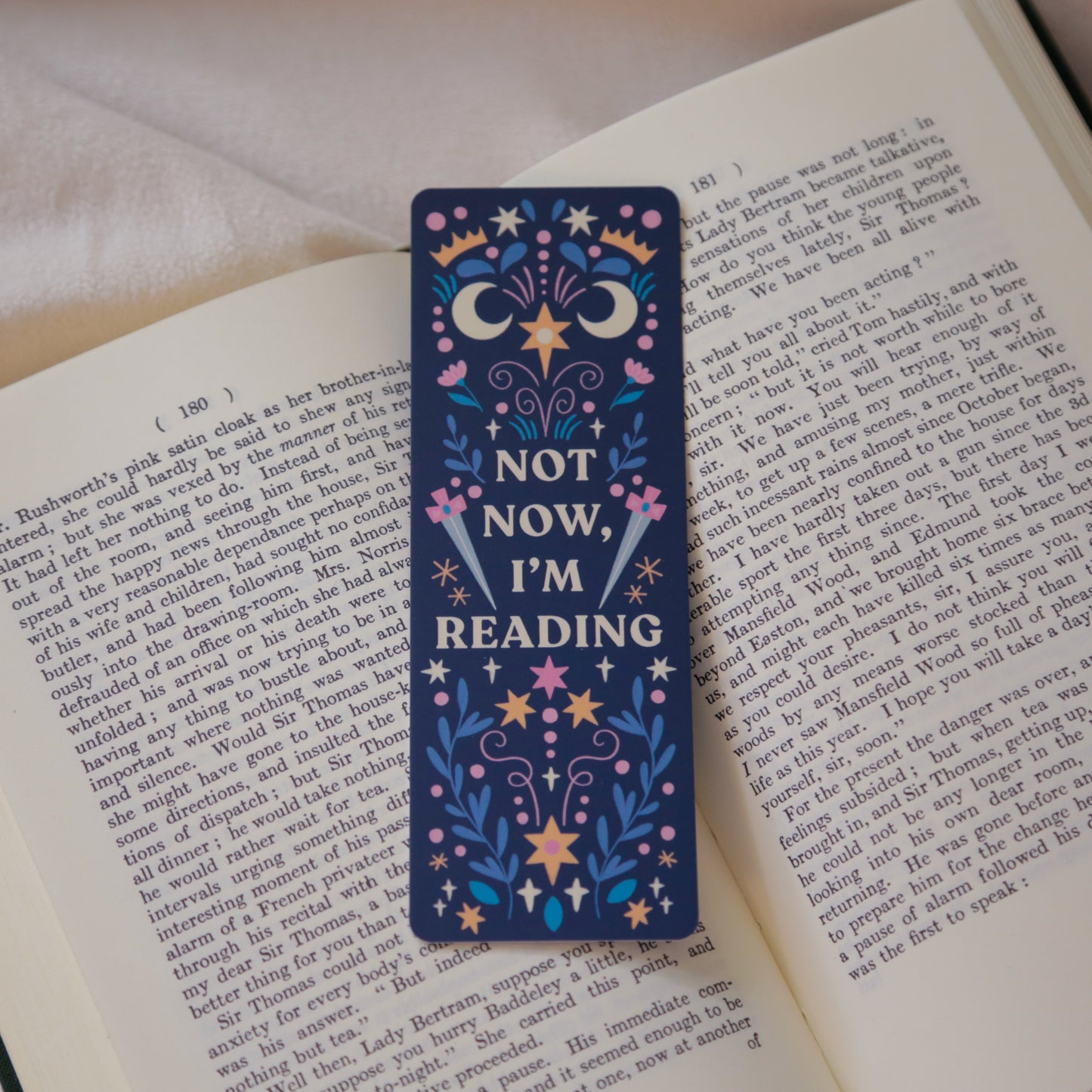 "Not Now, I'm Reading" Bookmarks