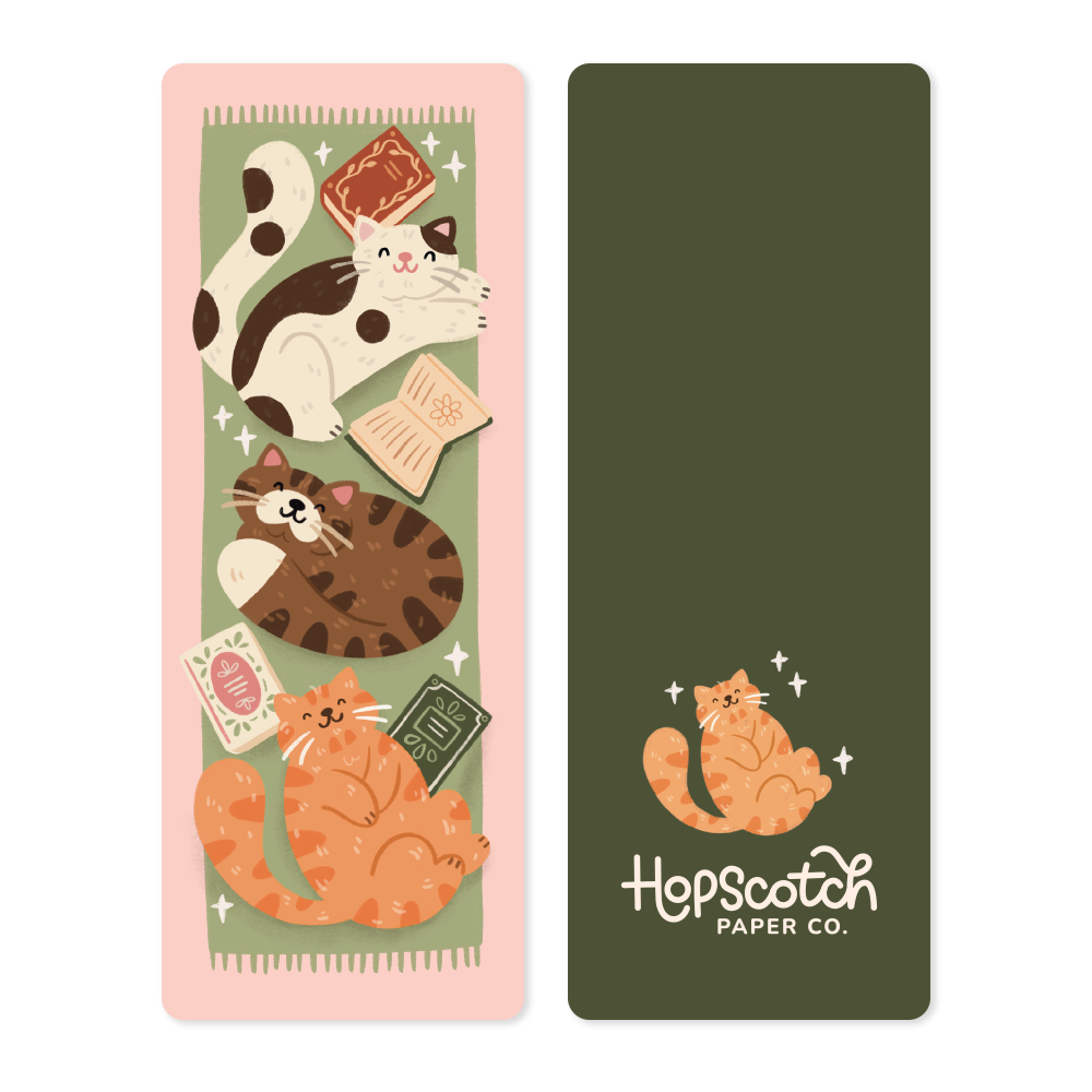 Cat-themed Bookmarks