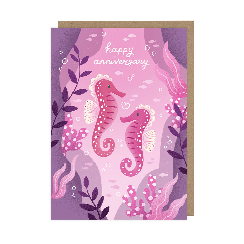 Seahorses, Anniversary Cards - HOP013