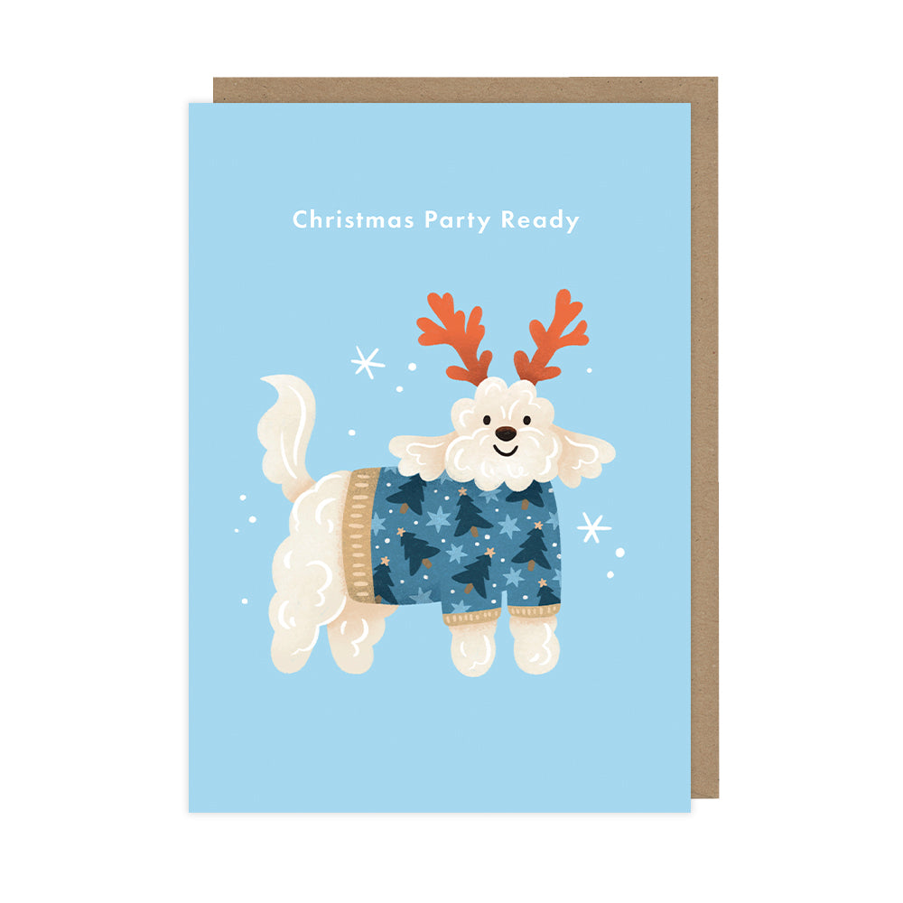 Cockapoo Christmas Jumper, Christmas Singles Cards - HOP059