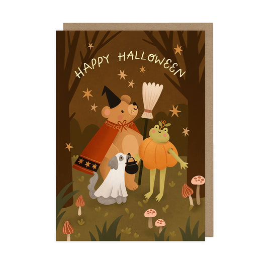 Cute Halloween Trick or Treat Cards - HOP082