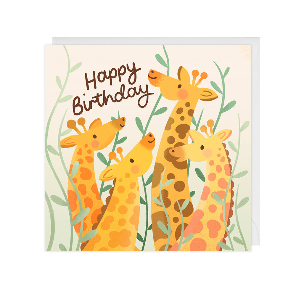 Giraffe Birthday Cards - HOP022