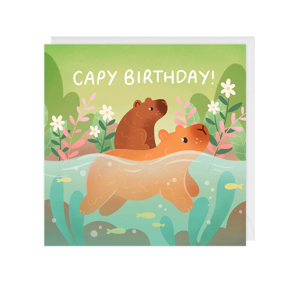 Capy Birthday, Birthday Cards - HOP023